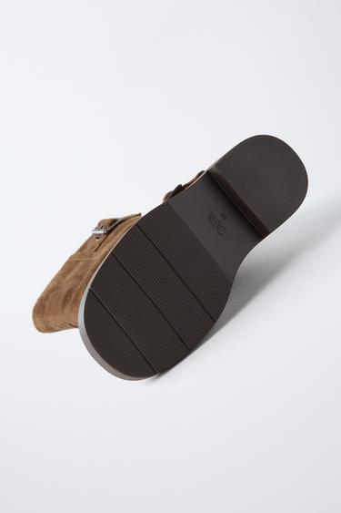 BOTTES À BOUCLES - Marron de Zara - Image 6