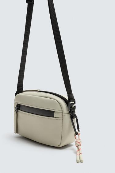 SAC BANDOULIÈRE EFFET GOMME - Blanc ivoire de Zara - Image 4