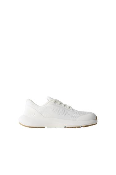 BASKET SPORTIVE BAREFOOT - Blanc de Zara