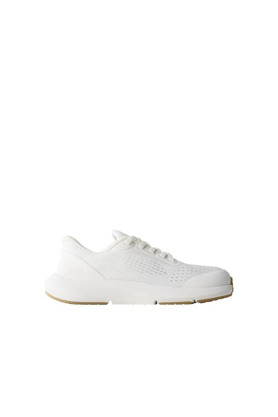 Zara BAREFOOT SNEAKERS - White - Image 0