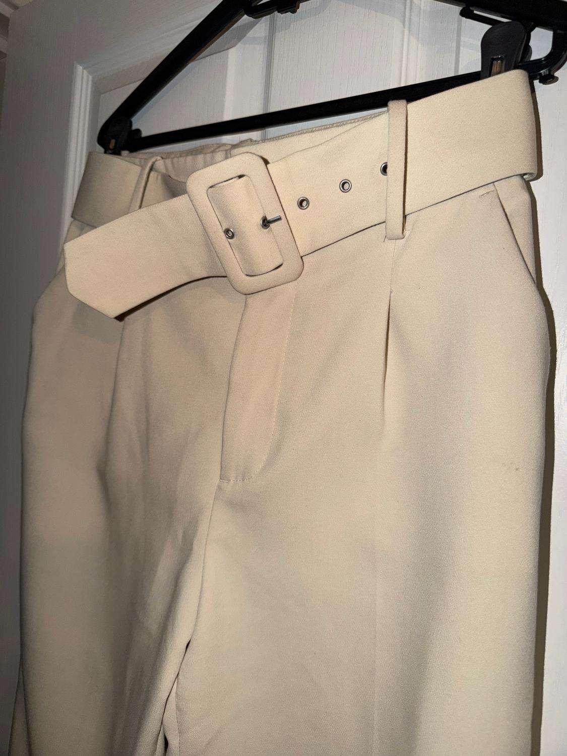TROUSERS WITH LINED BELT - Image 5