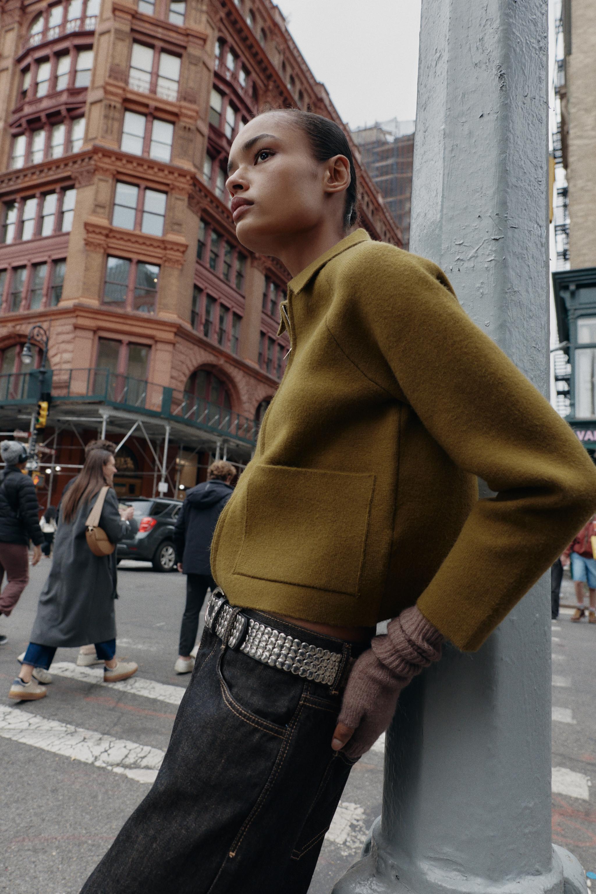 GILET EN MAILLE ZIPPÉ