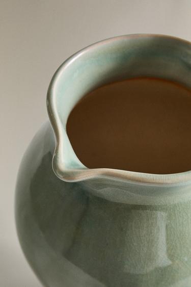 GREENISH CERAMIC VASE - Greenish by Zara - Image 3