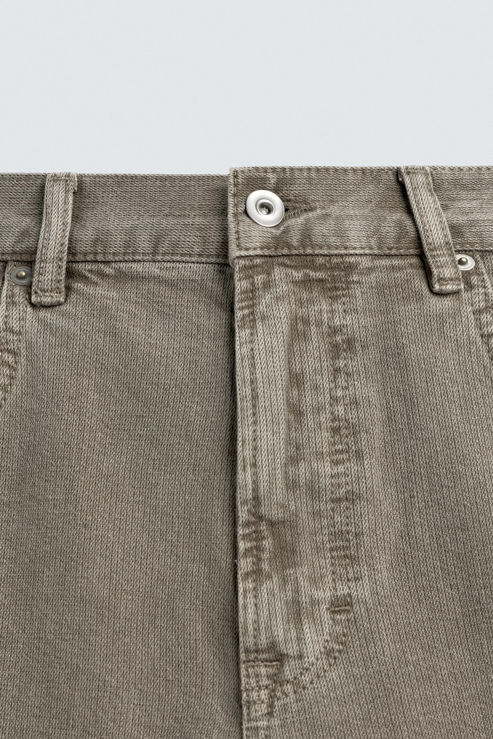 STRUCTURED BALLOON FIT DENIM SHORTS