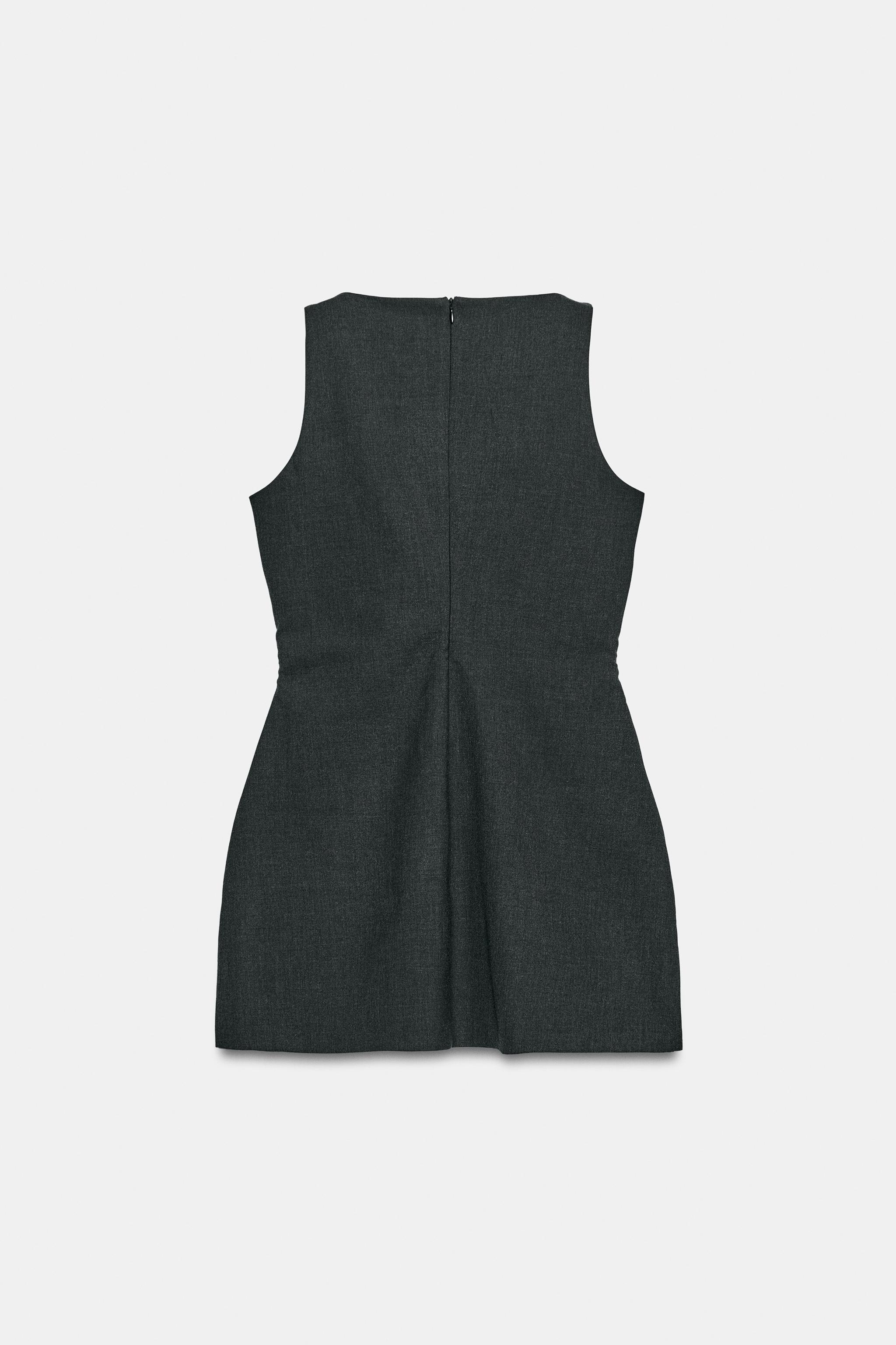 BOAT NECK MINI DRESS