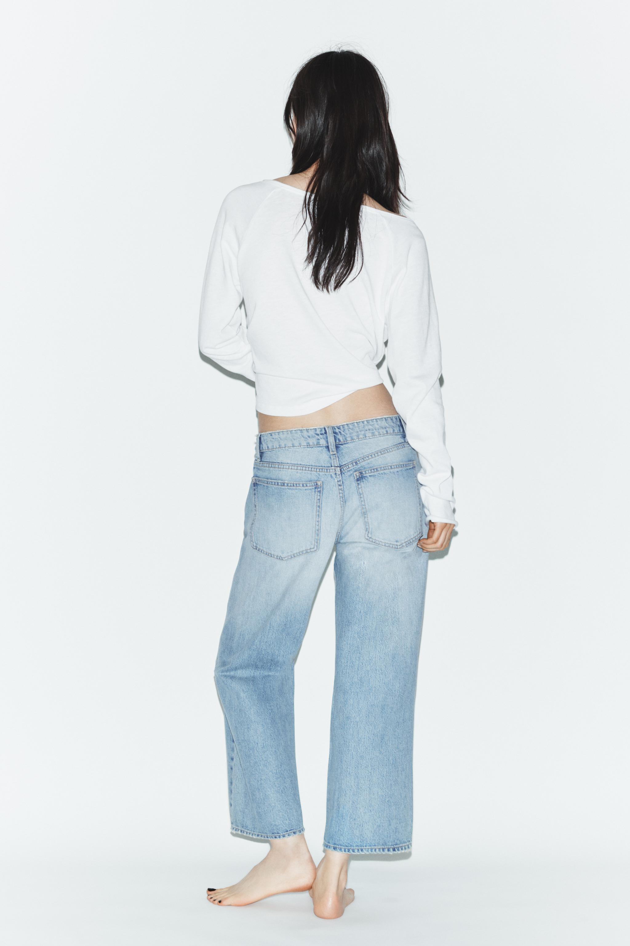 JEAN TRF LARGE ET COURT TAILLE BASSE