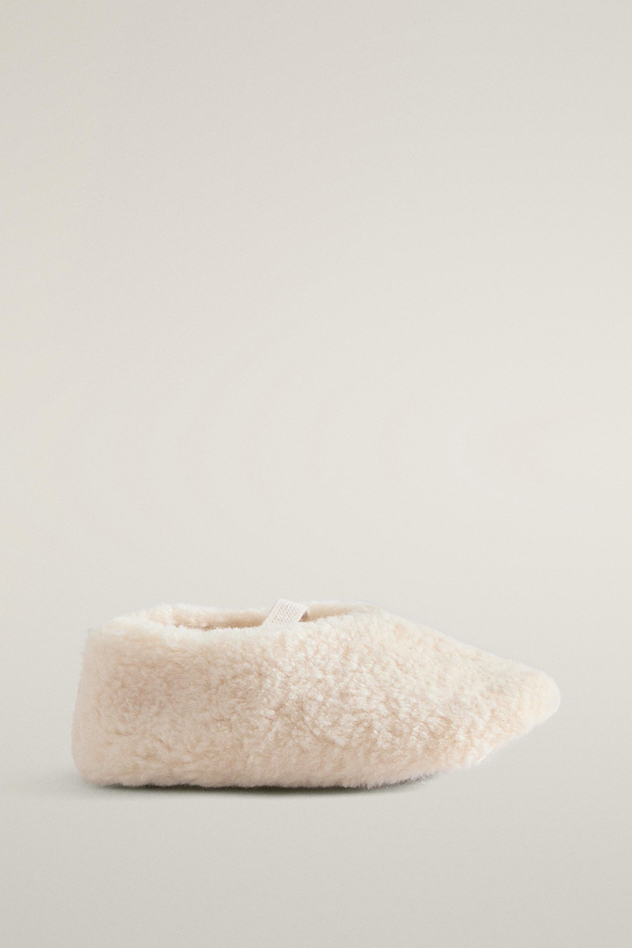 BALLERINES ENFANT EFFET PEAU DE MOUTON
