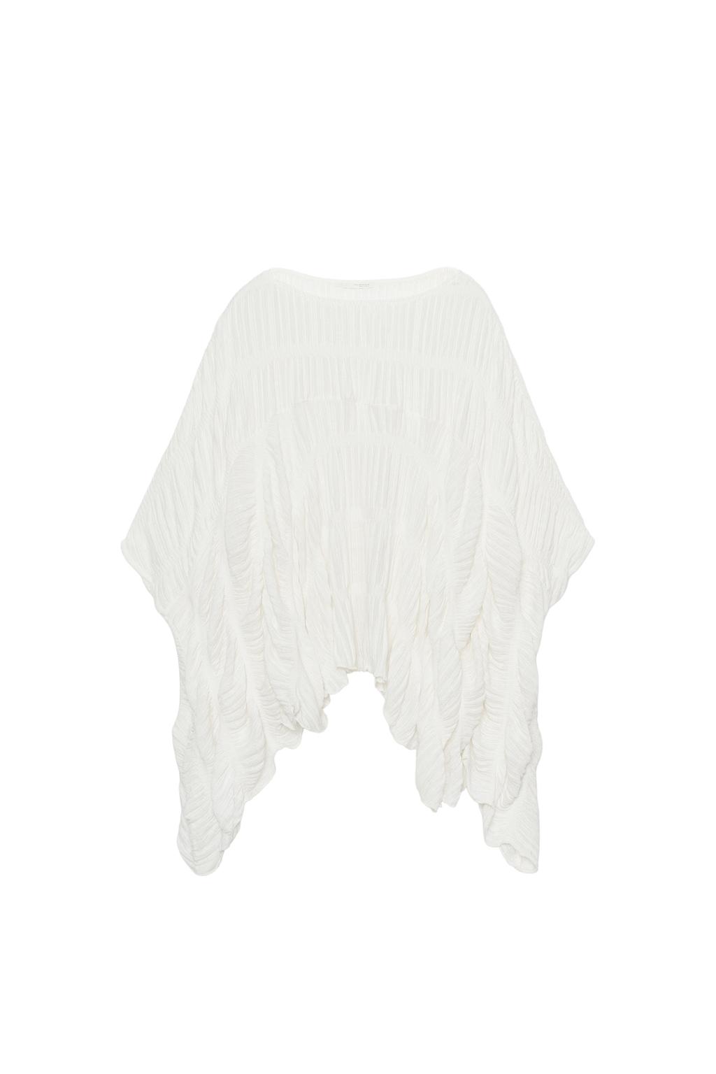 TEXTURED CAPE TOP - image 3