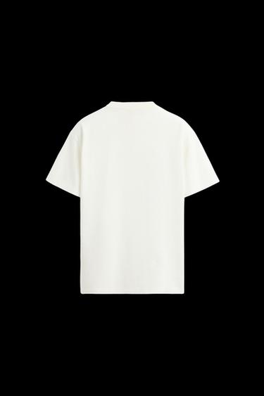 FADED PRINTED T-SHIRT - Ecru by Zara