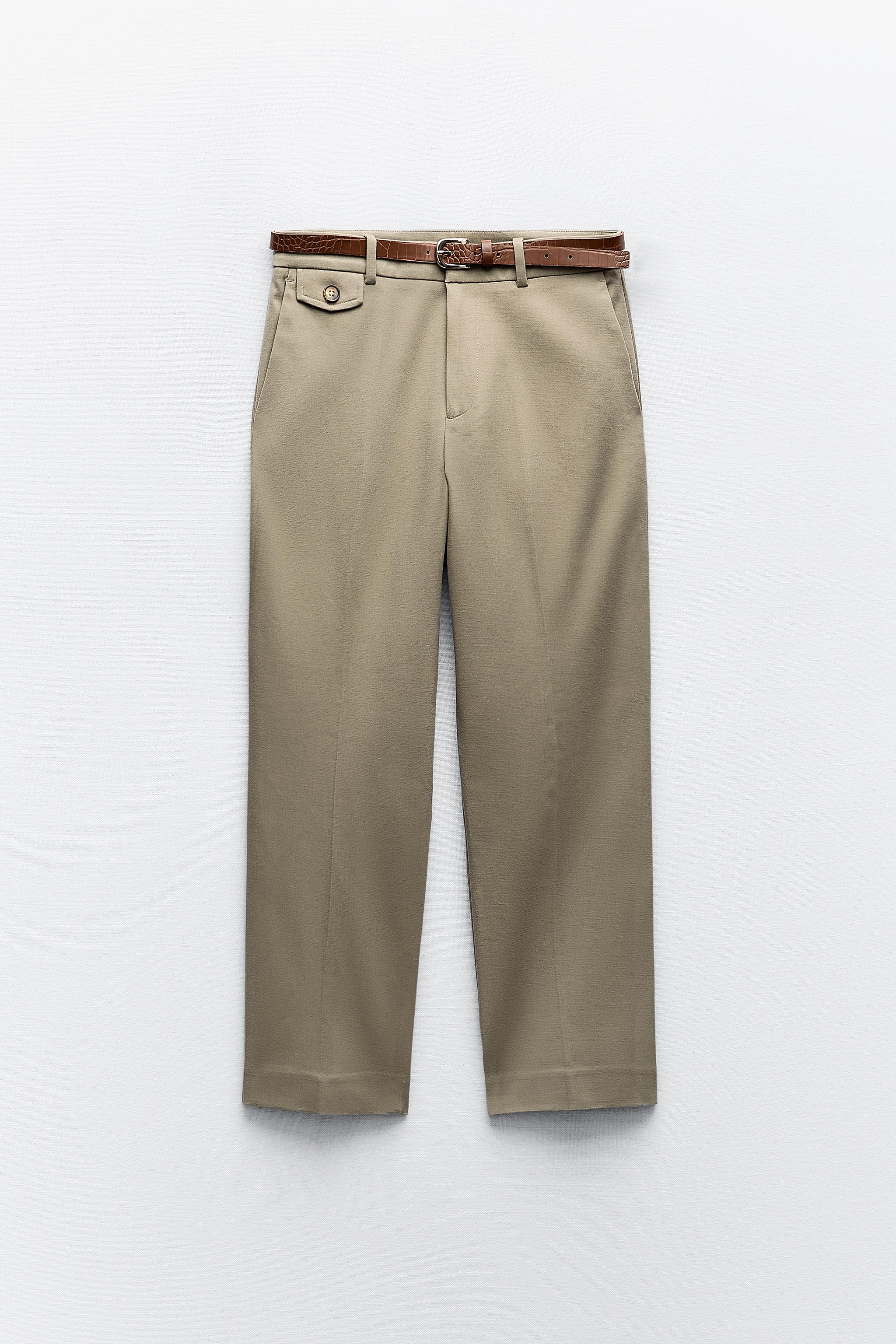 These belted pants from Zara are part of my uniform. I have them