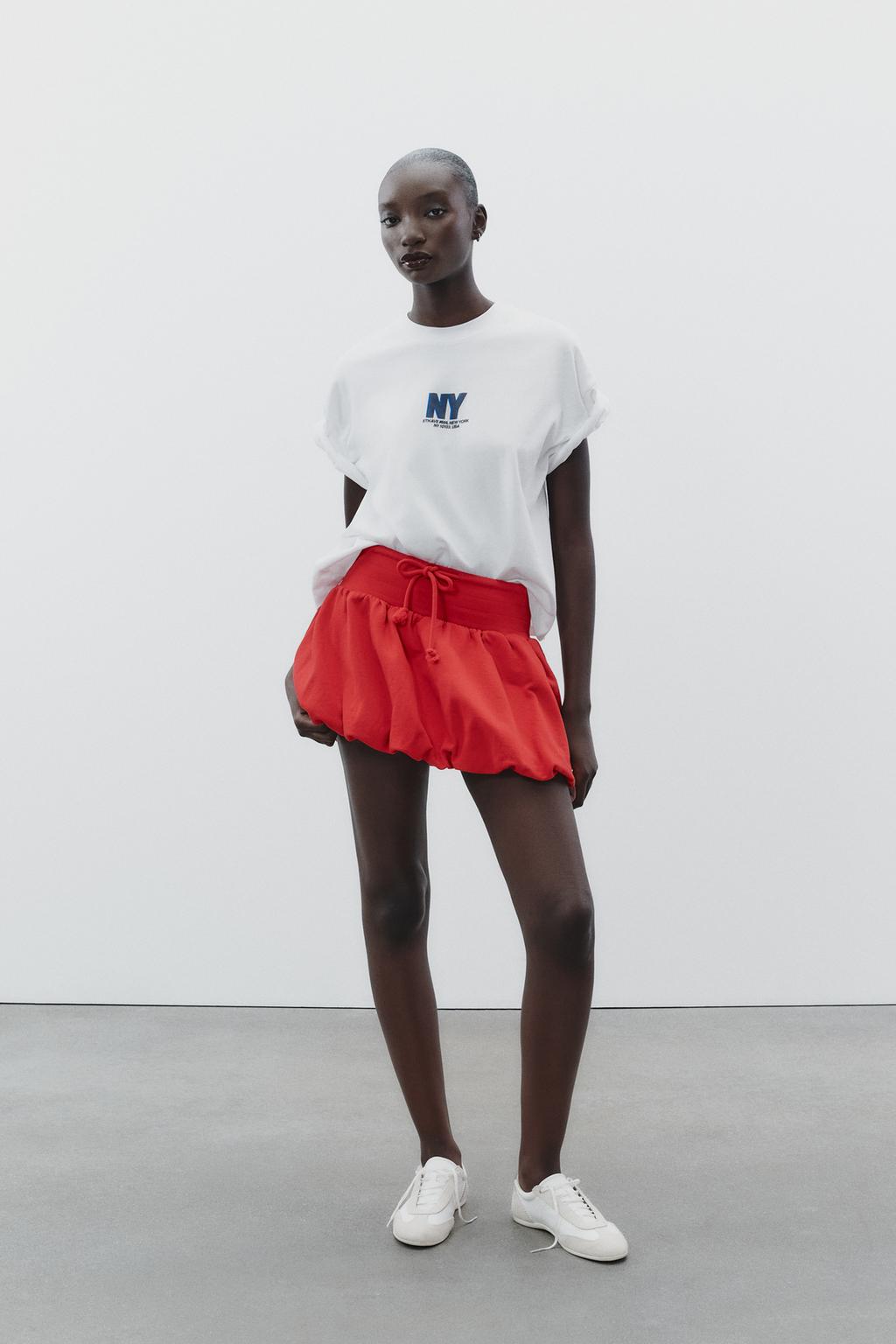 Thumbnail image for OVERSIZE T-SHIRT WITH SLOGAN