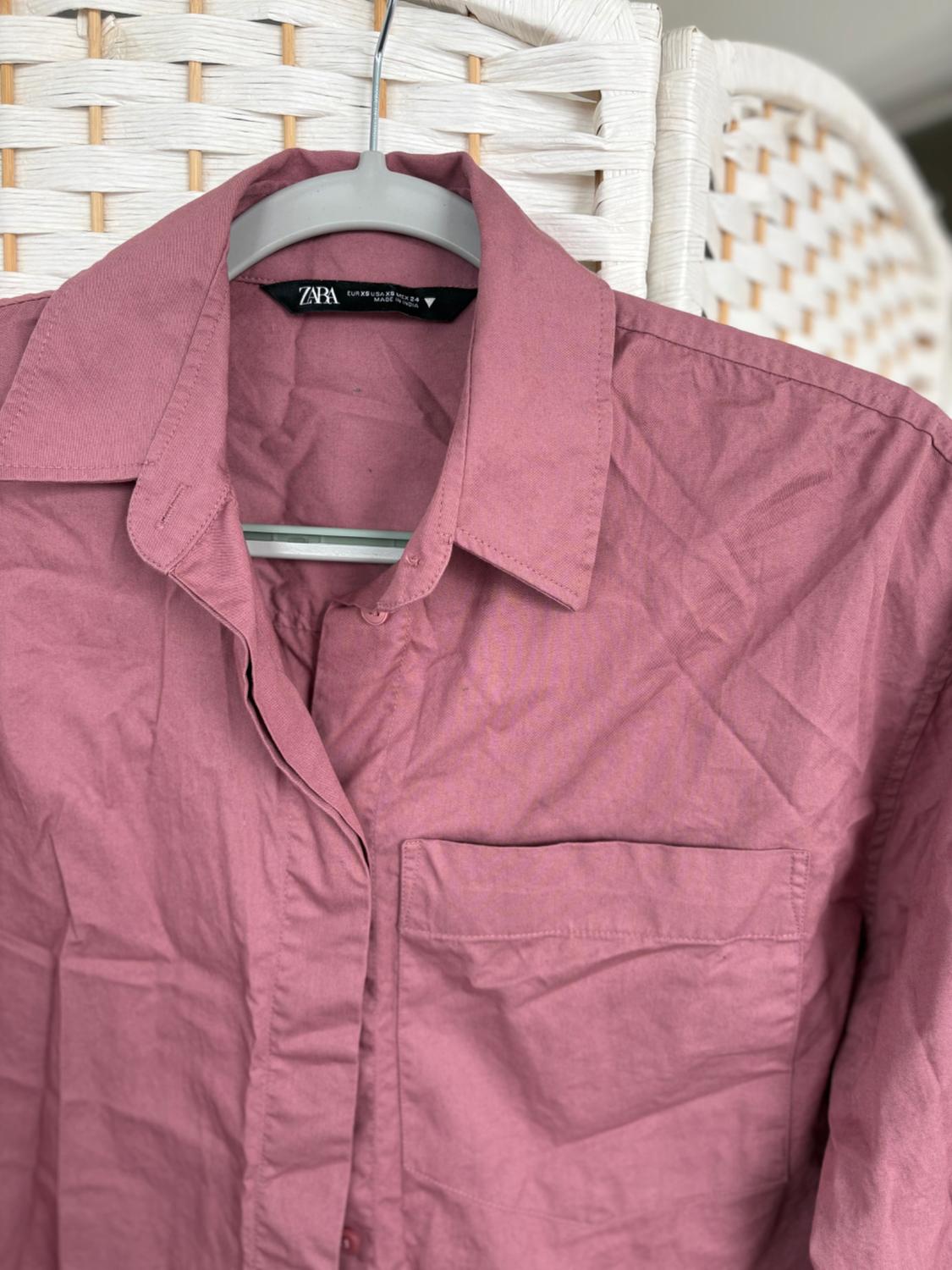 GABARDINE SHIRT WITH POCKET - Image 3