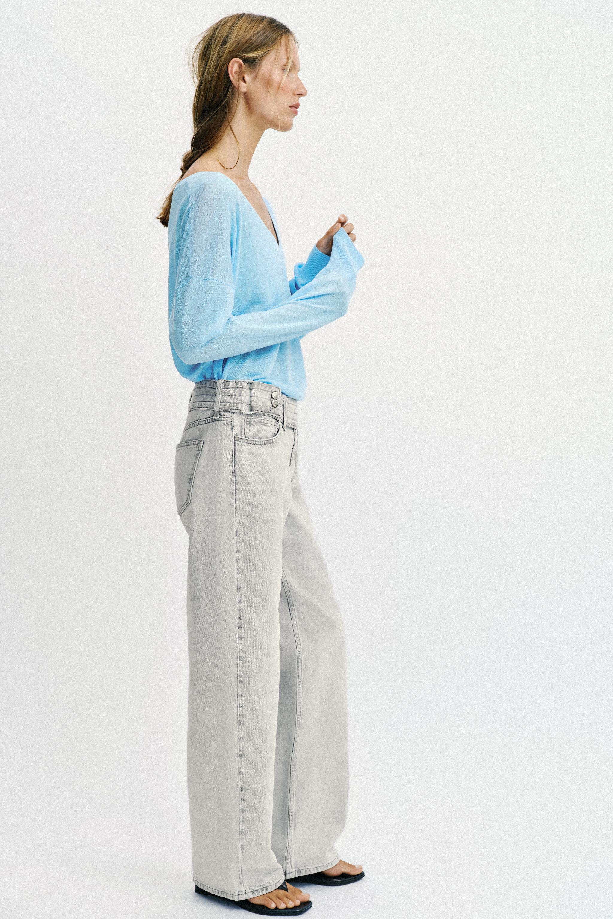 Z1975 LOW RISE STRAIGHT LEG JEANS WITH BELT