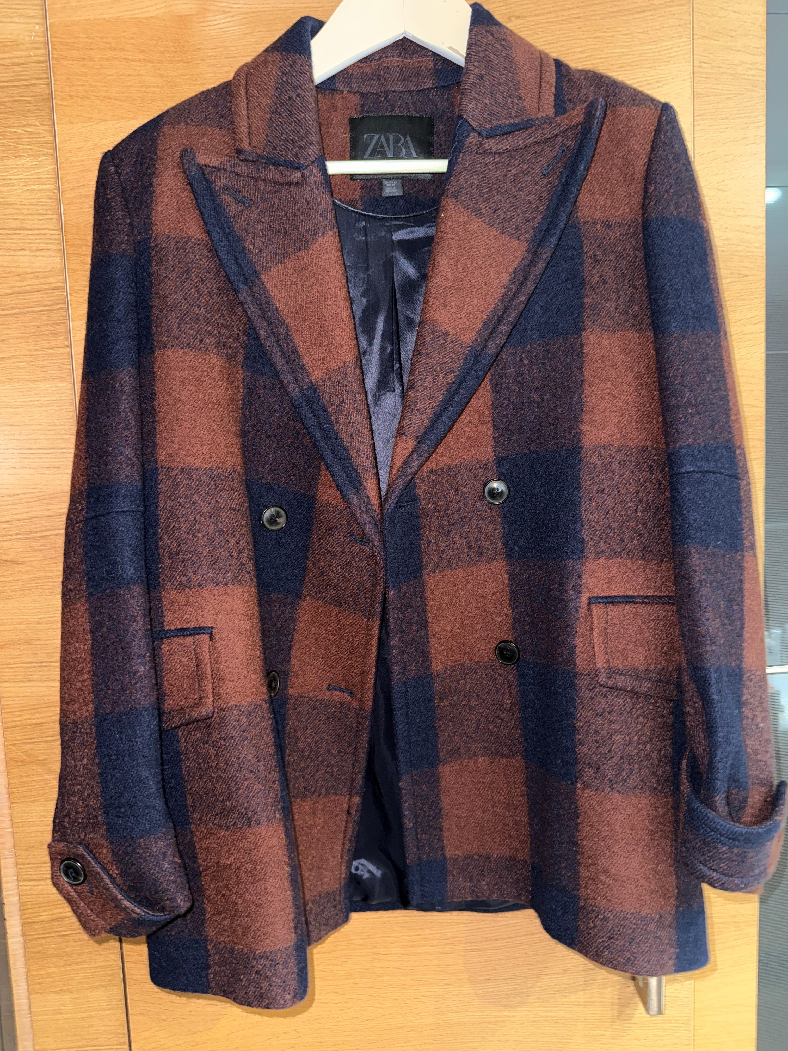 ZARA ZW COLLECTION クロップド マンテコ　ウールコート XS ZW COLLECTION MANTECO WOOL COAT SECOND HAND | Zara Preowned
