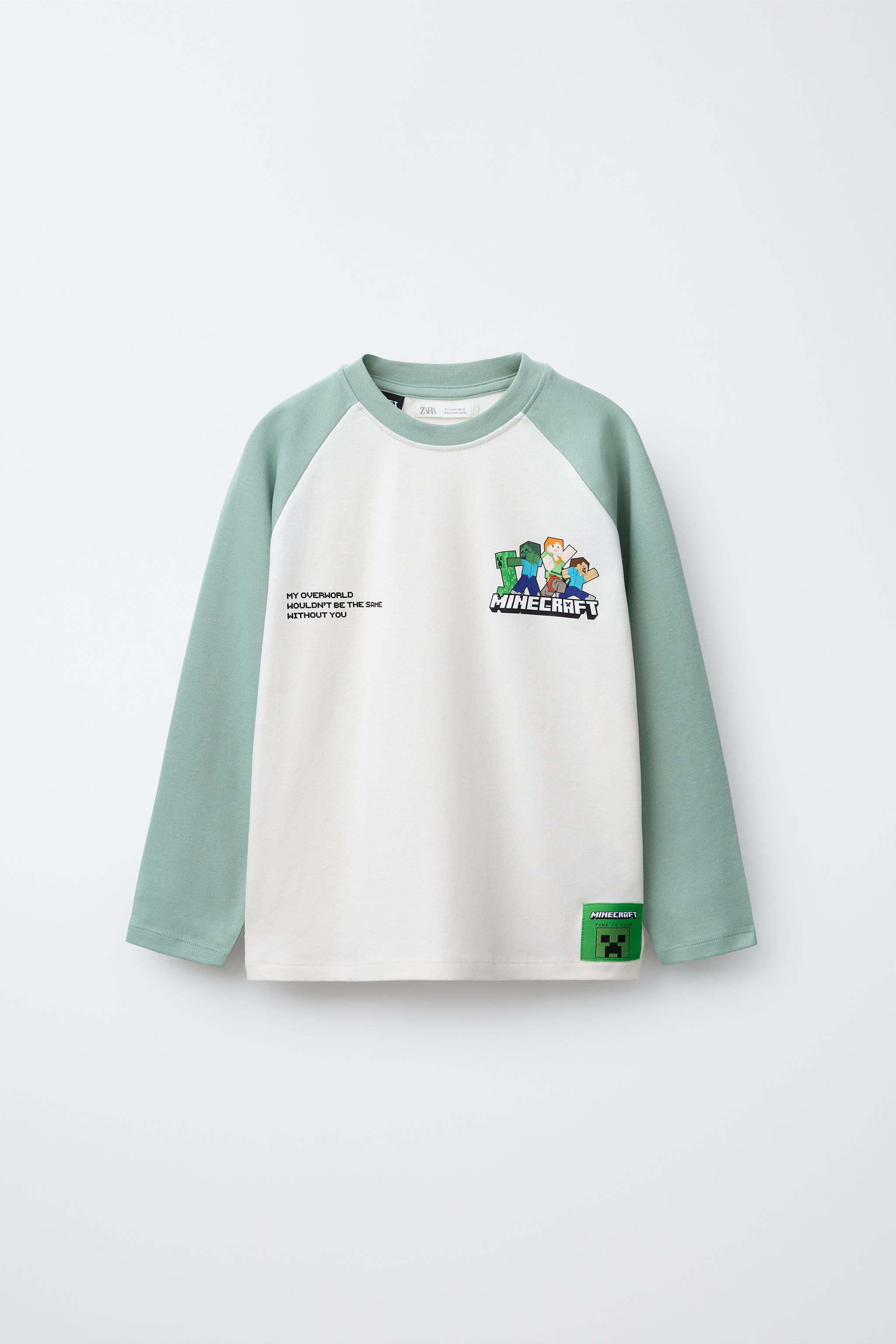 マイクラ未使用入りパジャマセット140 6-14歳/マインクラフト © Mojang AB. ™ パジャマ - グリーン | ZARA