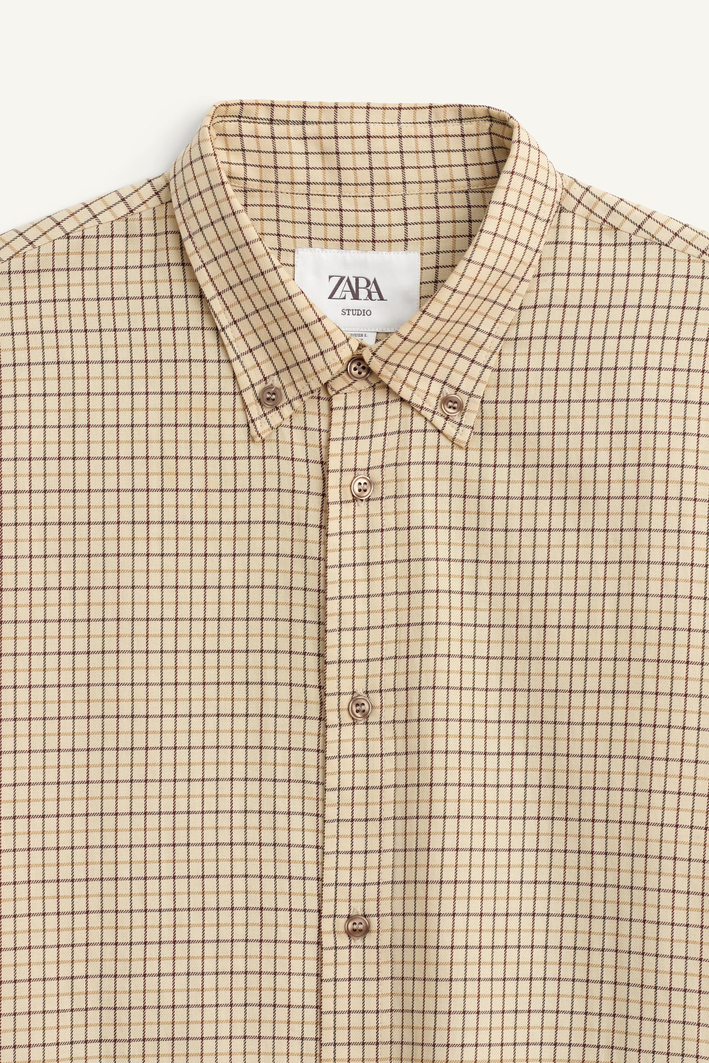 LIMITED EDITION PLAID CROPPED FIT SHIRT