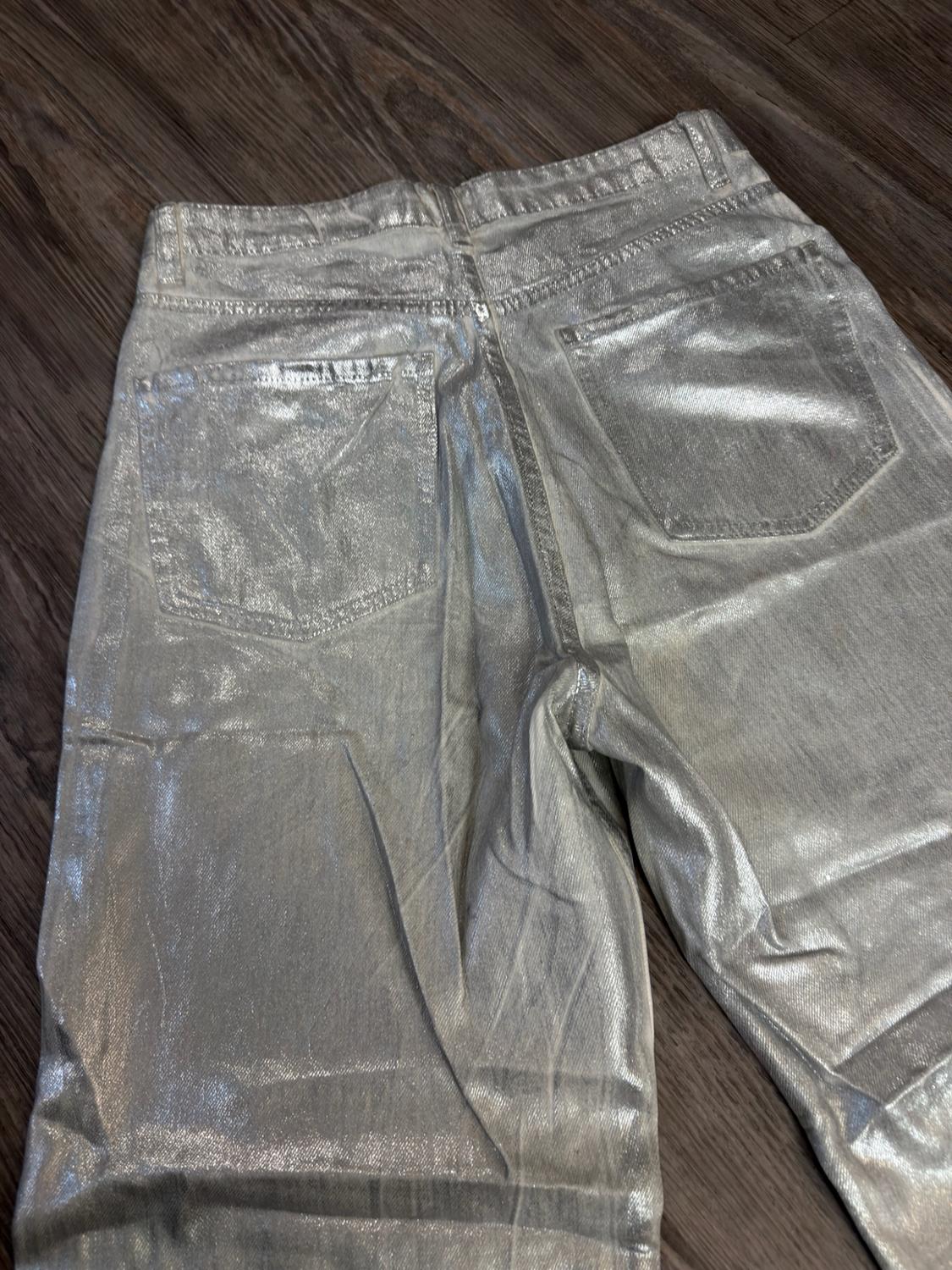 JEANS TRF TIRO ALTO METALIZADO - Image 6