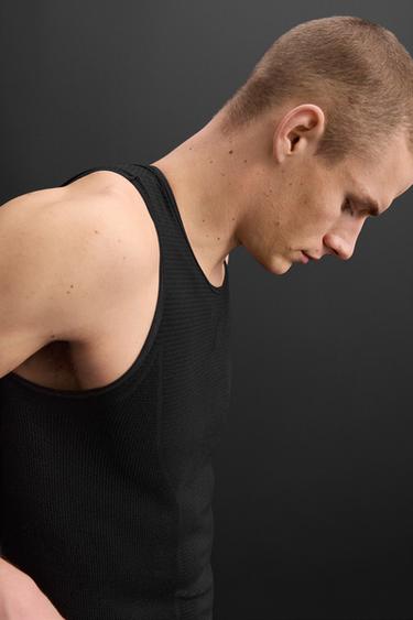 CYCLING TANK TOP X O GRAN CAMIÑO - Black by Zara - Image 5