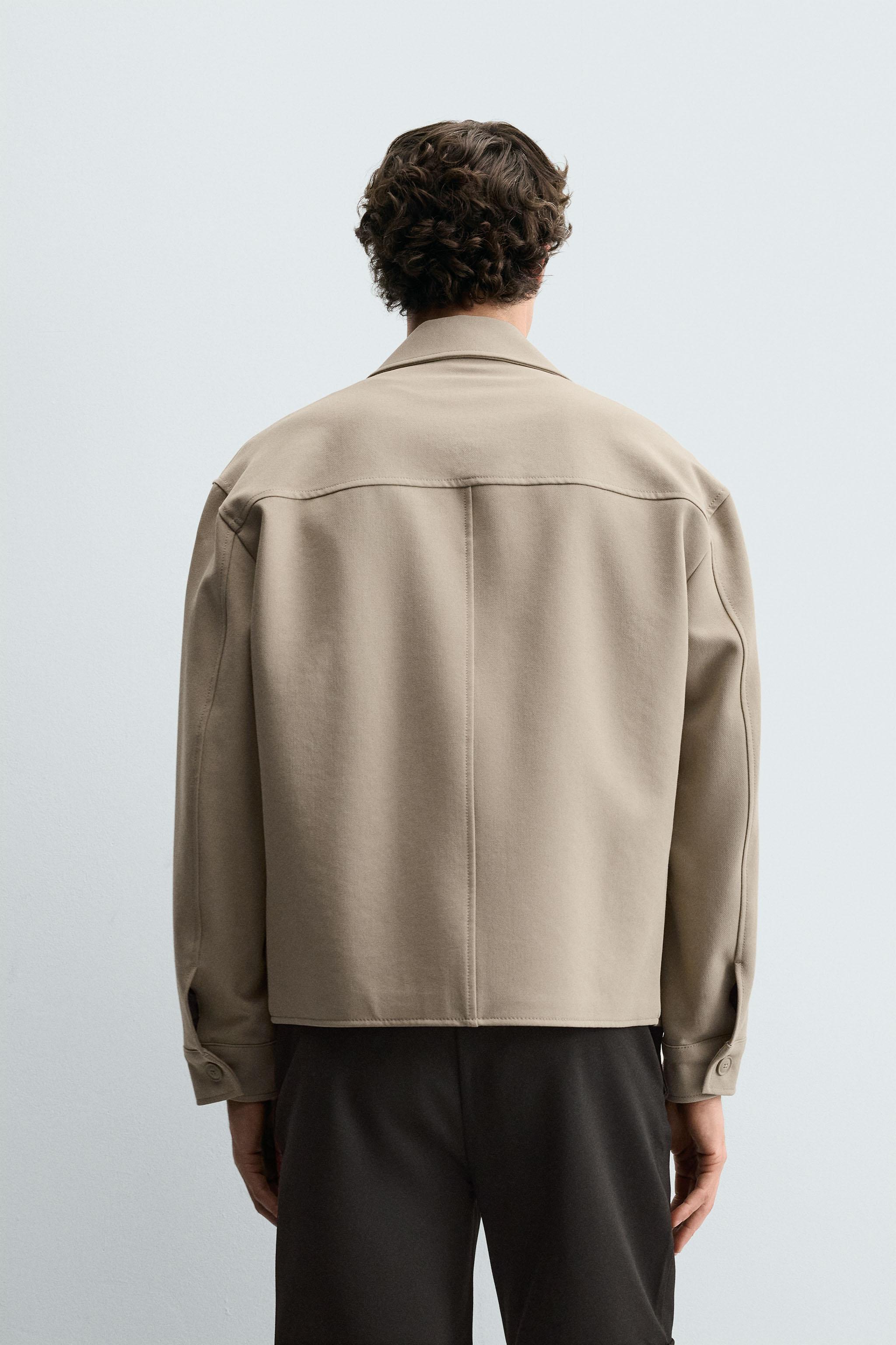 BOXY FIT OVERSHIRT - Light tan | ZARA United States