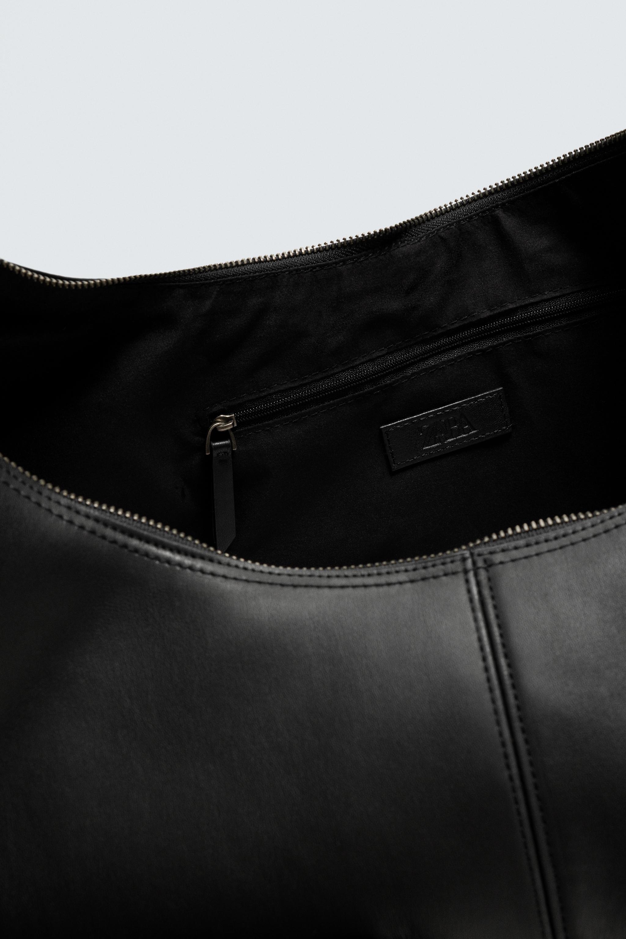 黒いジッパーポケット付きバッグ BAG40 ZIP TOTE BAG / ジップトートバッグ – MOTO ONLINE STORE