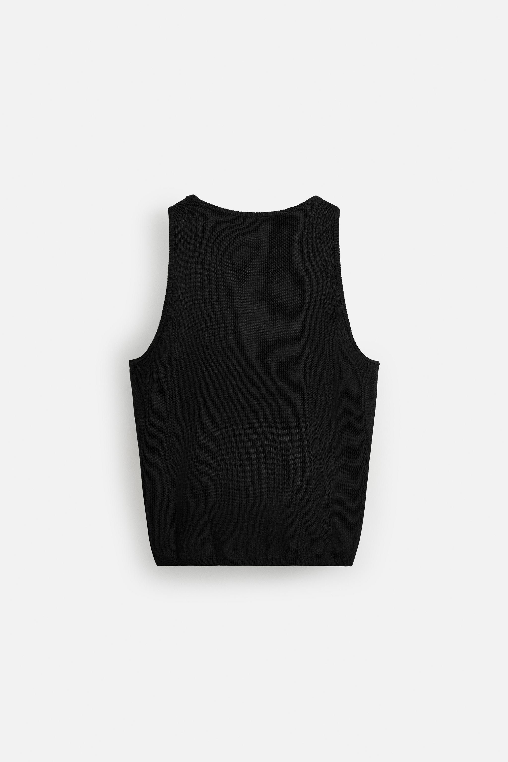 トップス masu MASU READY BELT KNIT TANK TOP black masu MASU READY BELT KNIT TANK TOP black（MASU