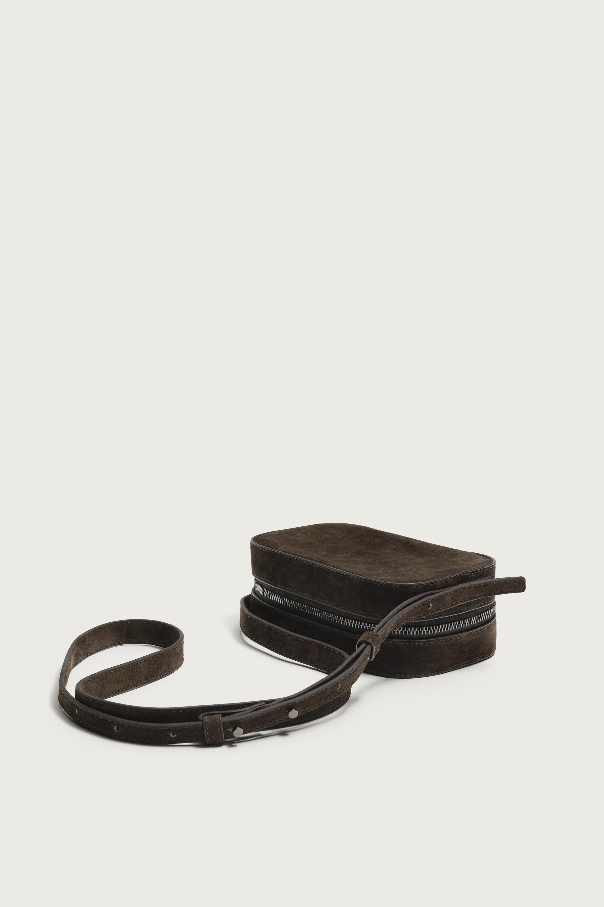 LEATHER CROSSBODY BAG — Brown (alternate view)