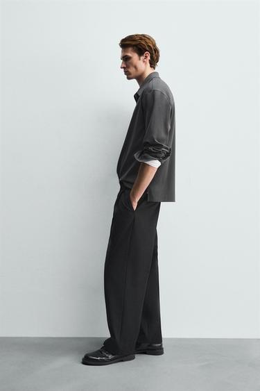 VISCOSE POLO SHIRT - Dark green by Zara - Image 3