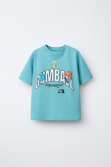 CAMISETA ESTAMPADA GUMBALL CARTOON NETWORK™ - Azul de Zara