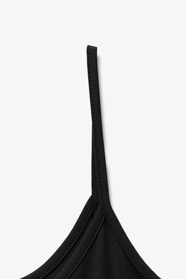 CAMISETA POLIAMIDA TIRANTE FINO - Negro de Zara