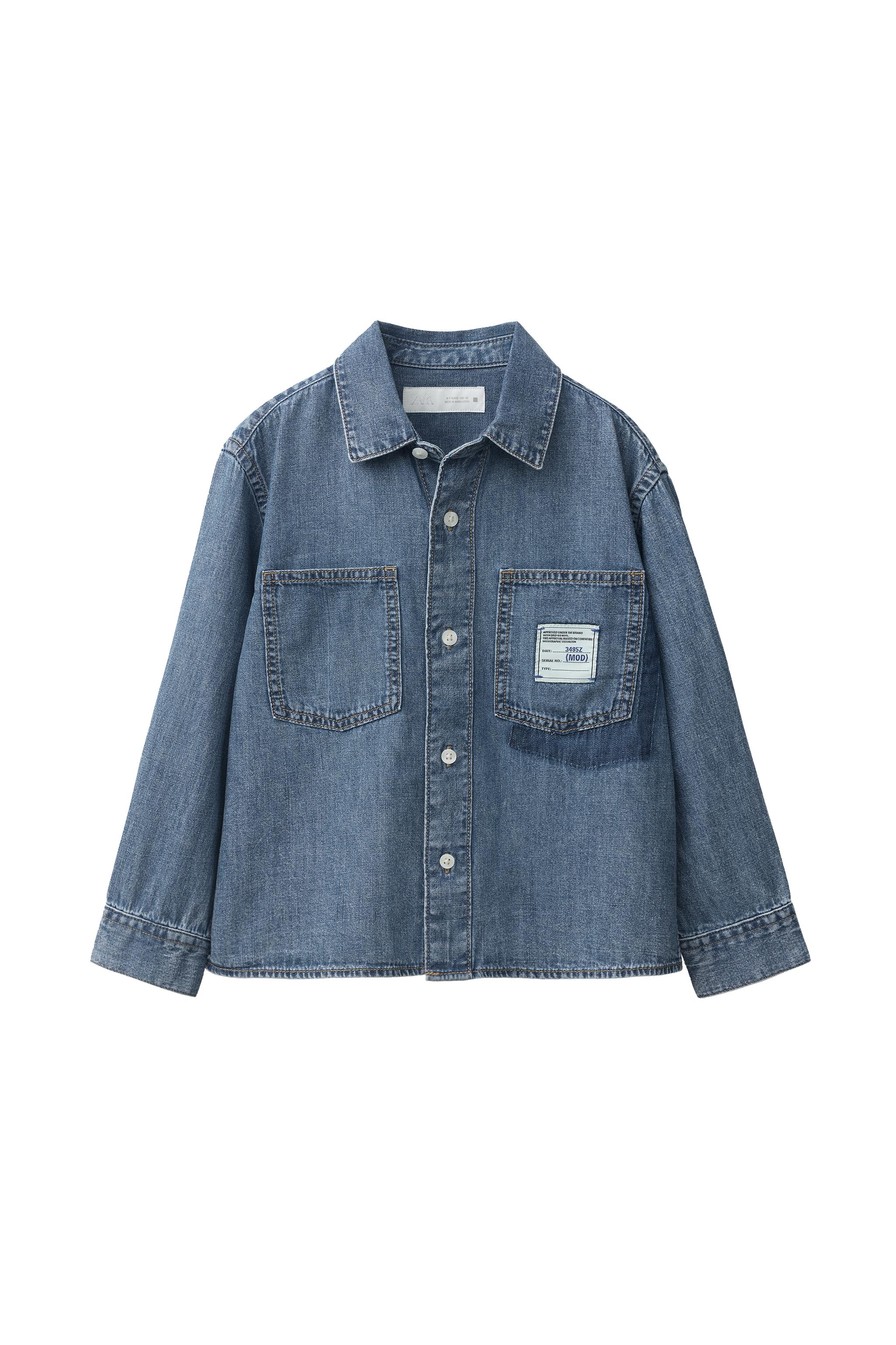 CAMISA DENIM ETIQUETA
