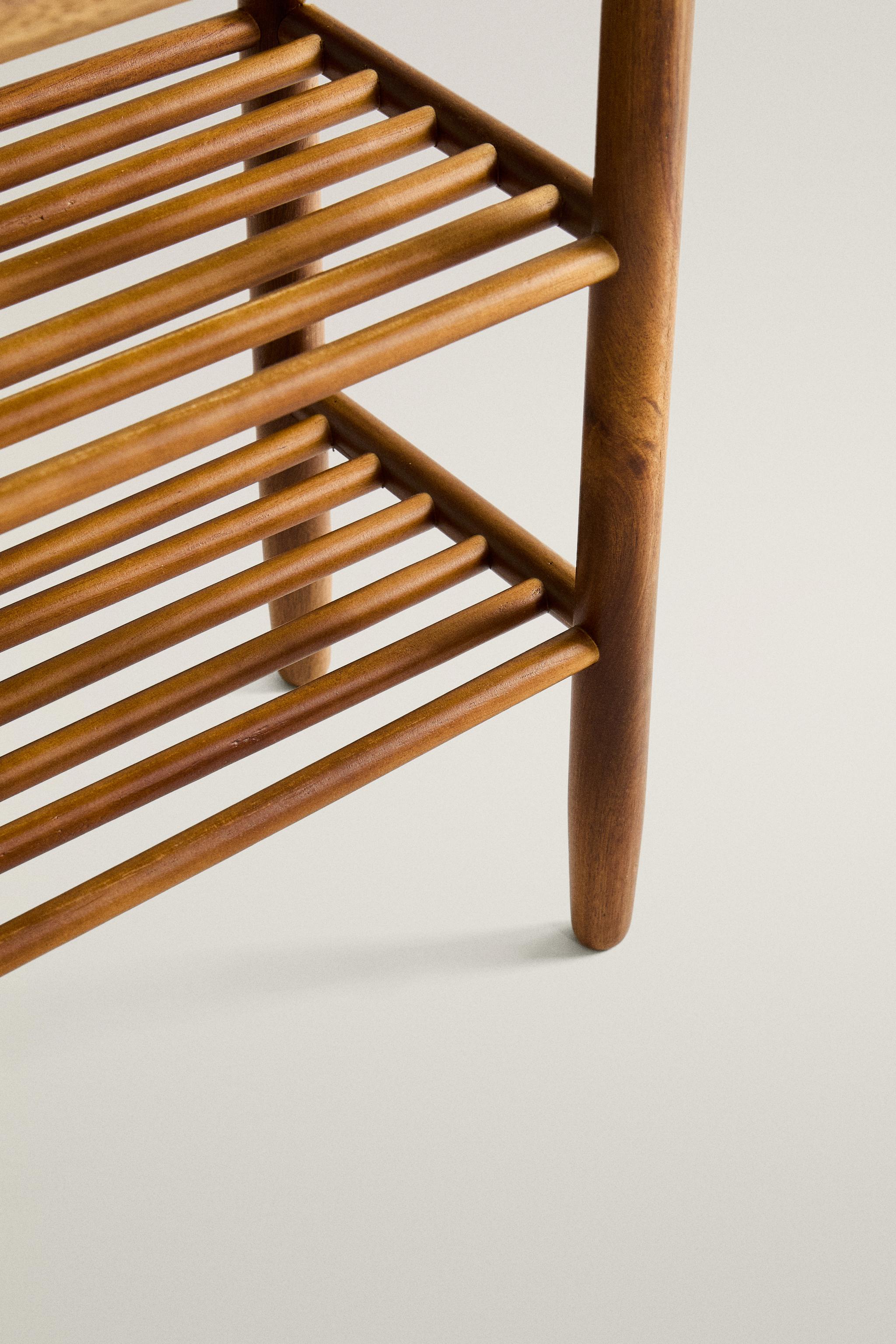 ACACIA SHOE BENCH