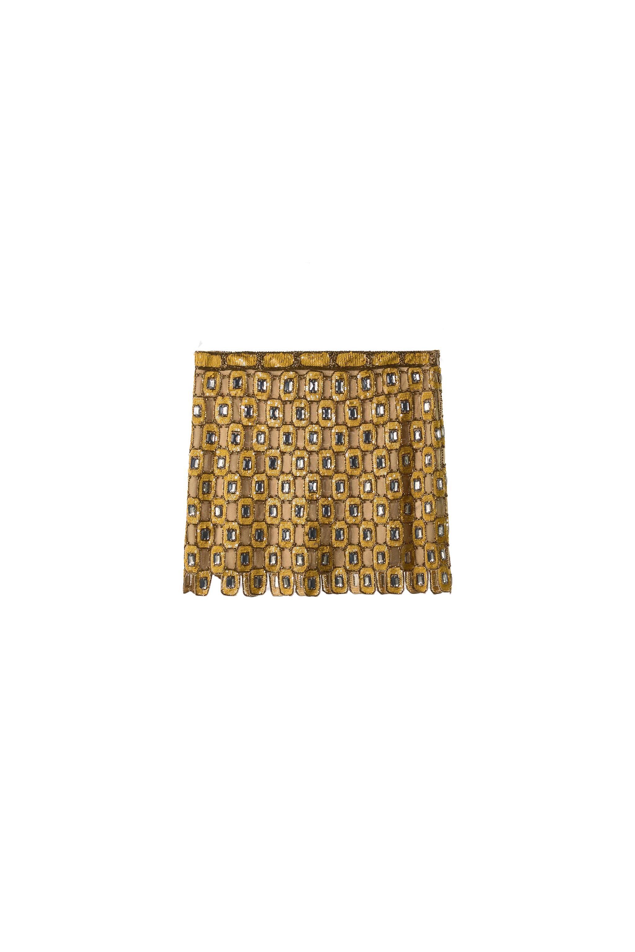 FALDA MIDI BORDADOS ABALORIOS LIMITED EDITION