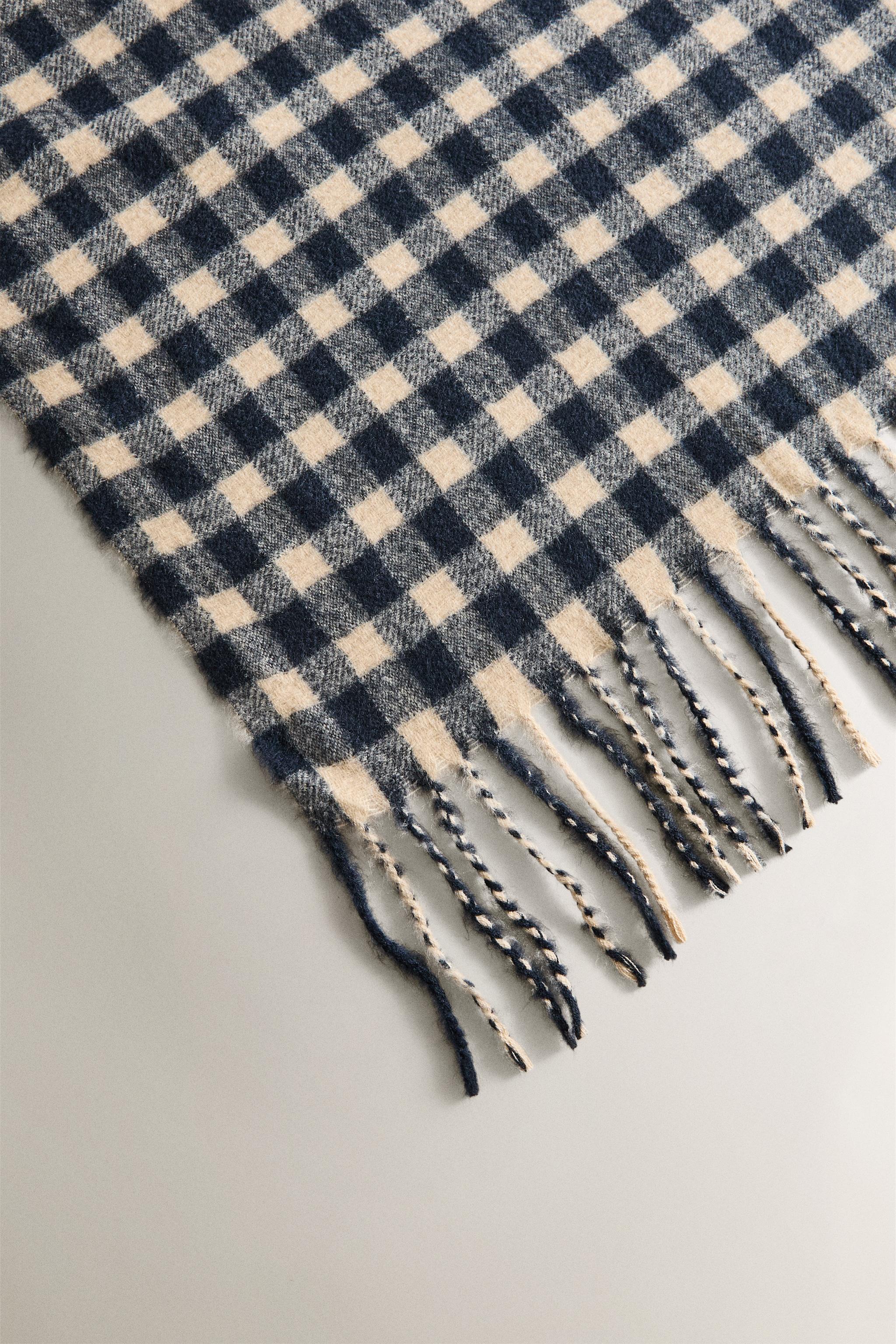 SOFT GINGHAM CHRISTMAS BLANKET