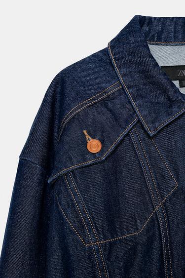 BLOUSON BOMBER EN DENIM Z1975 - Bleu de Zara - Image 10