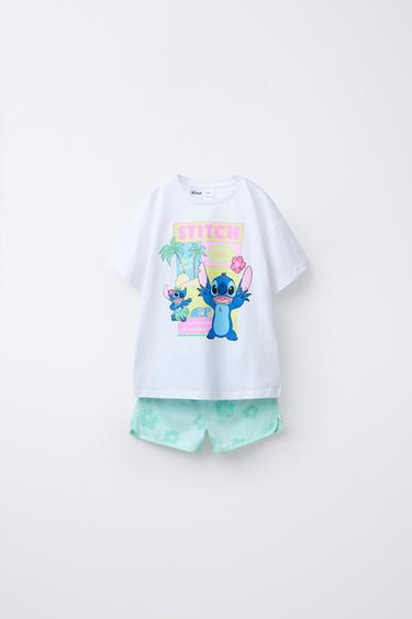 6-14 YEARS/ LILO & STITCH © DISNEY PRINTED PYJAMAS - Sea green by Zara