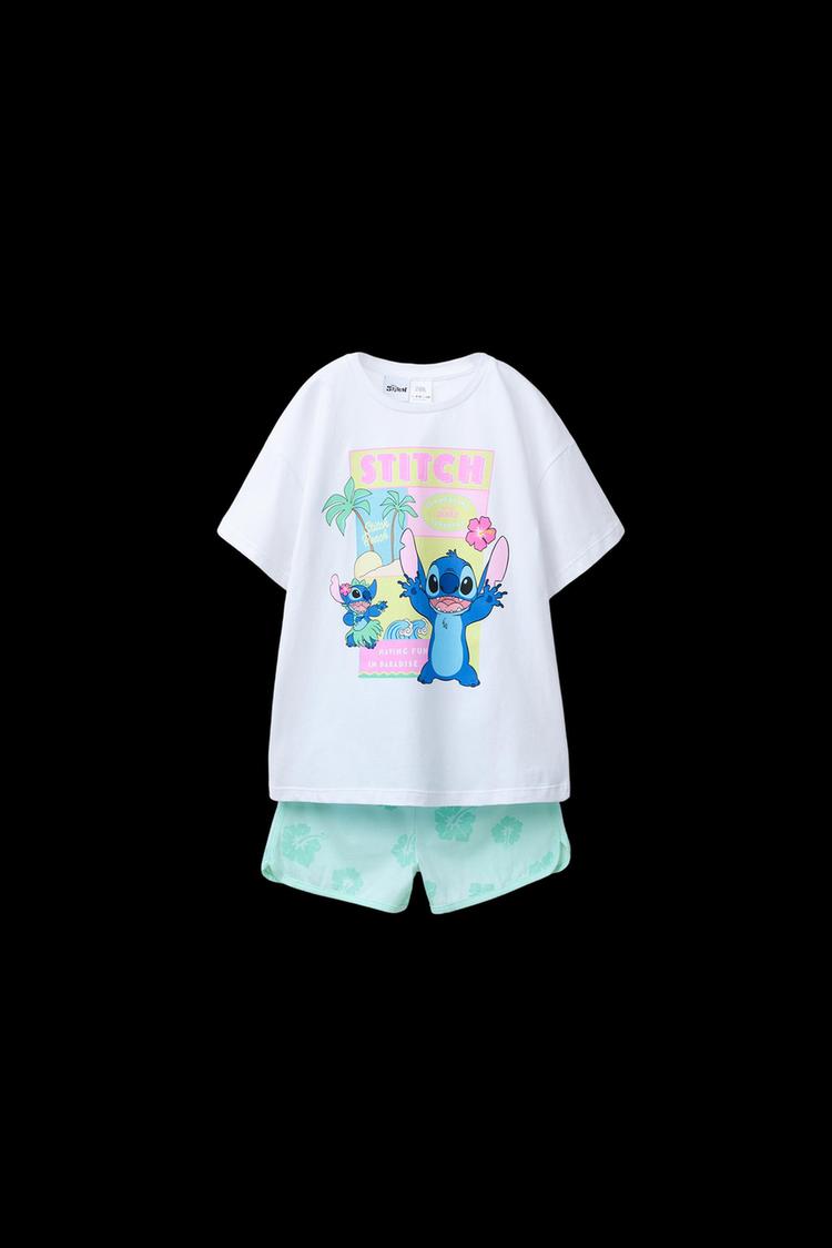 6-14 YEARS/ LILO & STITCH © DISNEY PRINTED PAJAMAS
