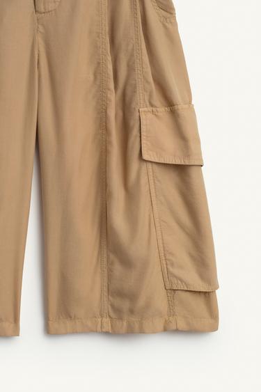 SHORT FLUIDE 16 - Écru de Zara - Image 8