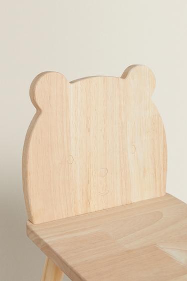 CHAISE BOIS OURSON - Beige clair de Zara - Image 2