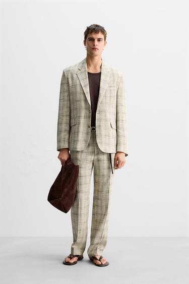 LIMITED EDITION CHECK SUIT - 353 by Zara