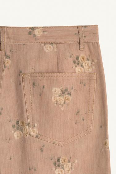 PANTALON IMPRIMÉ FLEURS LIMITED EDITION - Imprimée de Zara - Image 7