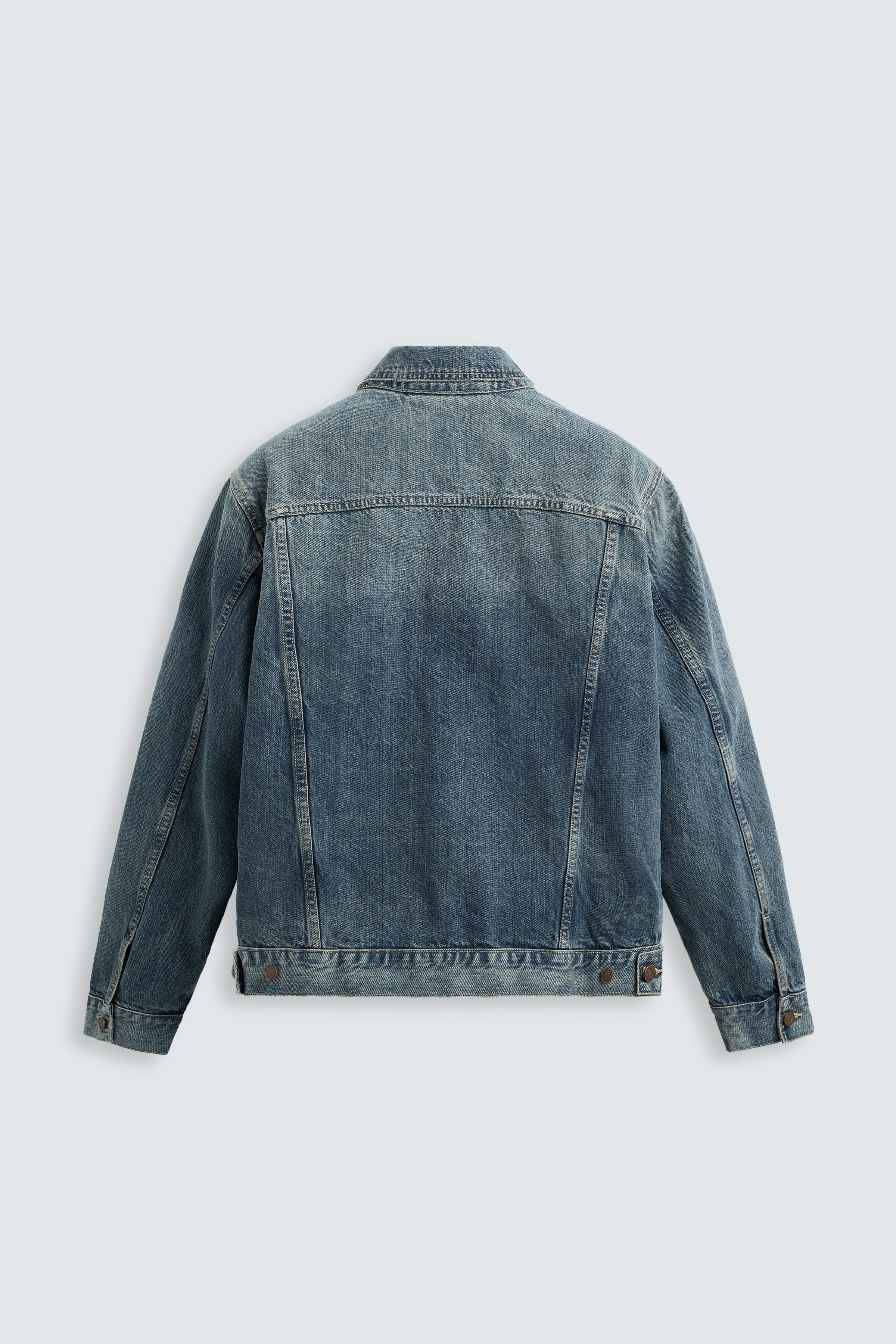 SELVEDGE DENIM JACKET - Mid-blue | ZARA South Africa