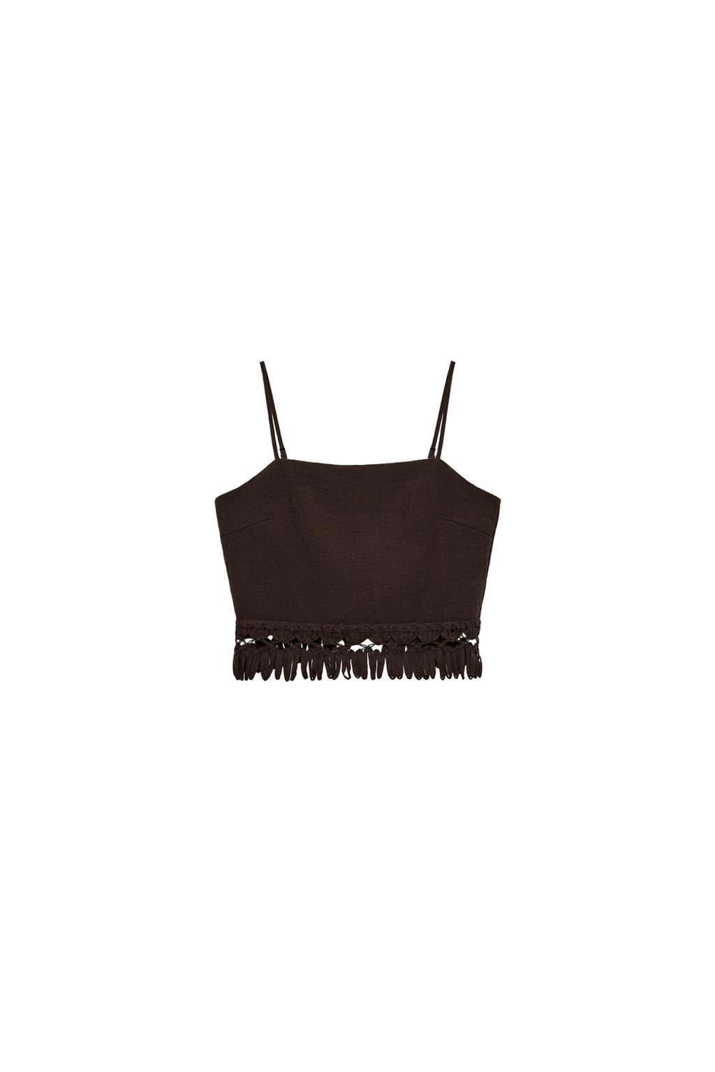 FRINGED CROP TOP - image 3