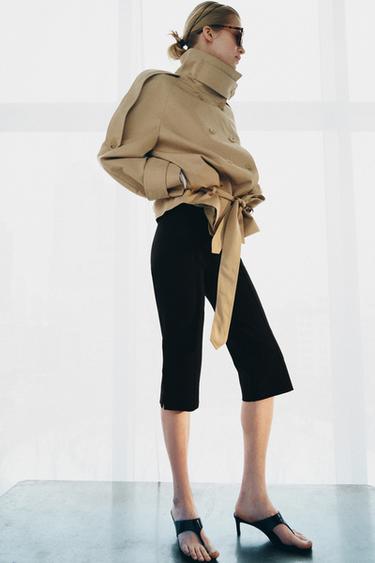 LEATHER STRAP SANDALS - Brown by Zara - Image 2