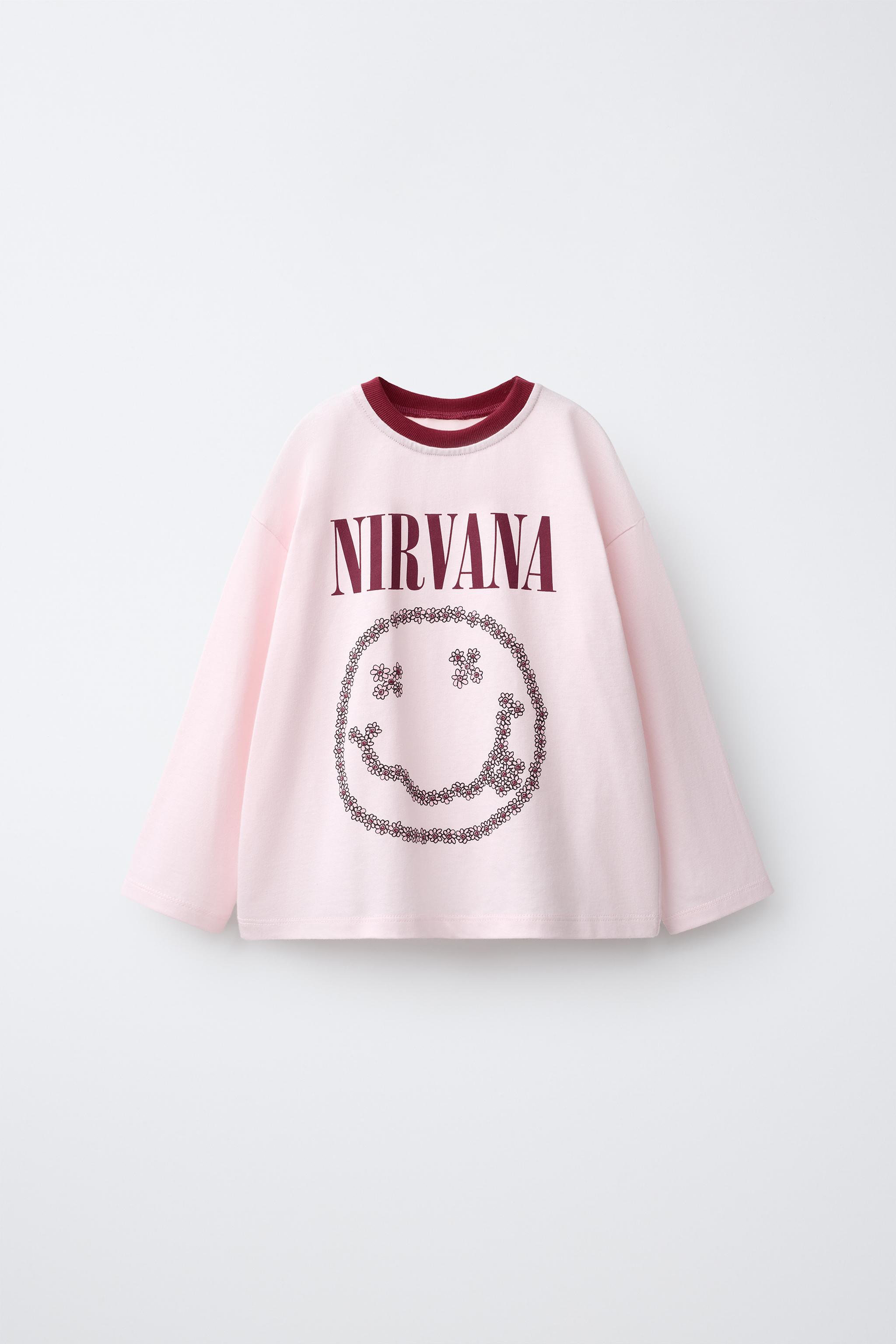 NIRVANA ® PRINT T-SHIRT — Pink