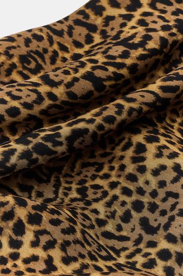 ANIMAL PRINT PAREO SCARF - Leopard by Zara - Image 4