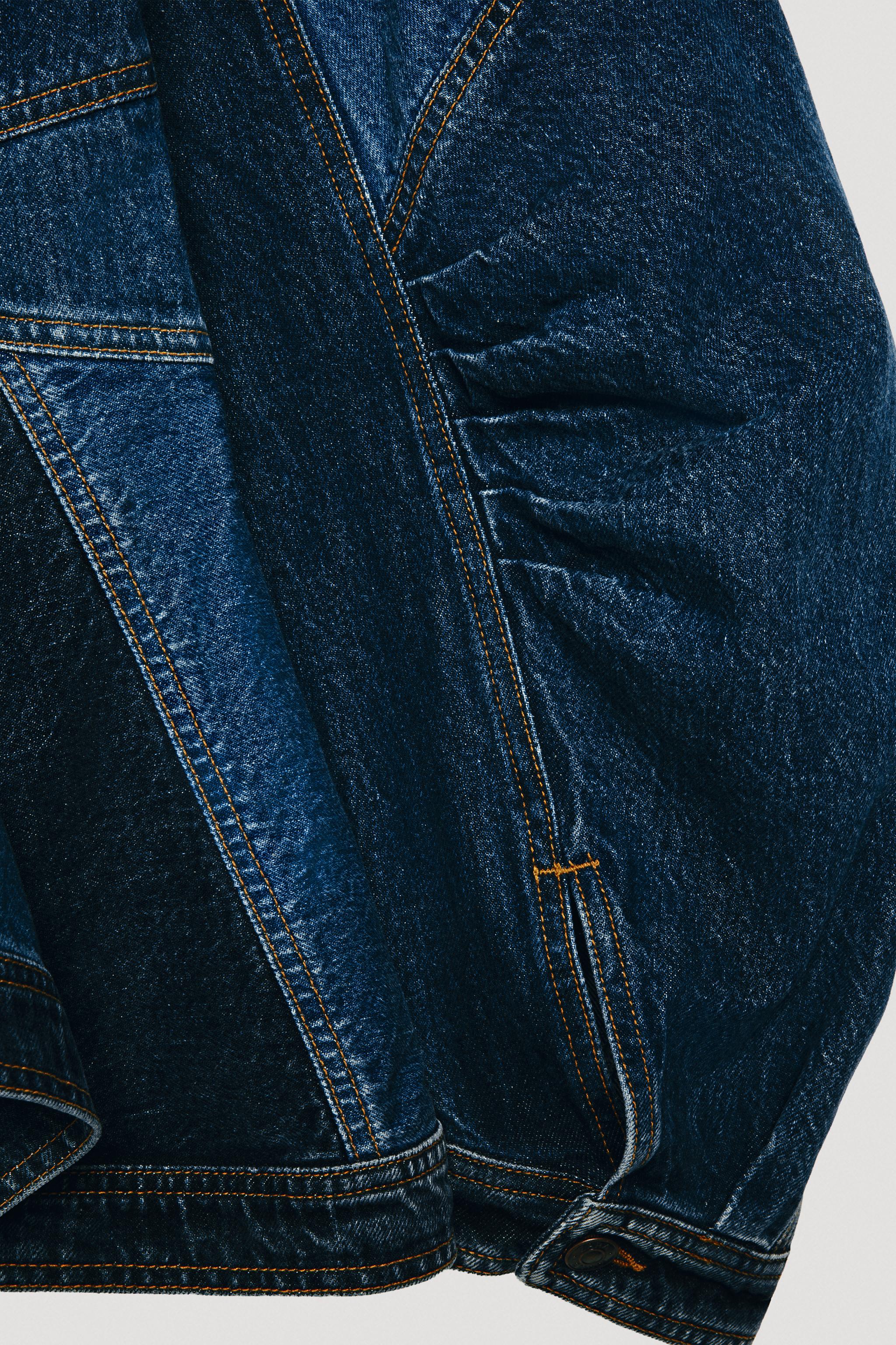 LIMITED EDITION PATCHWORK PEPLUM DENIM JACKET