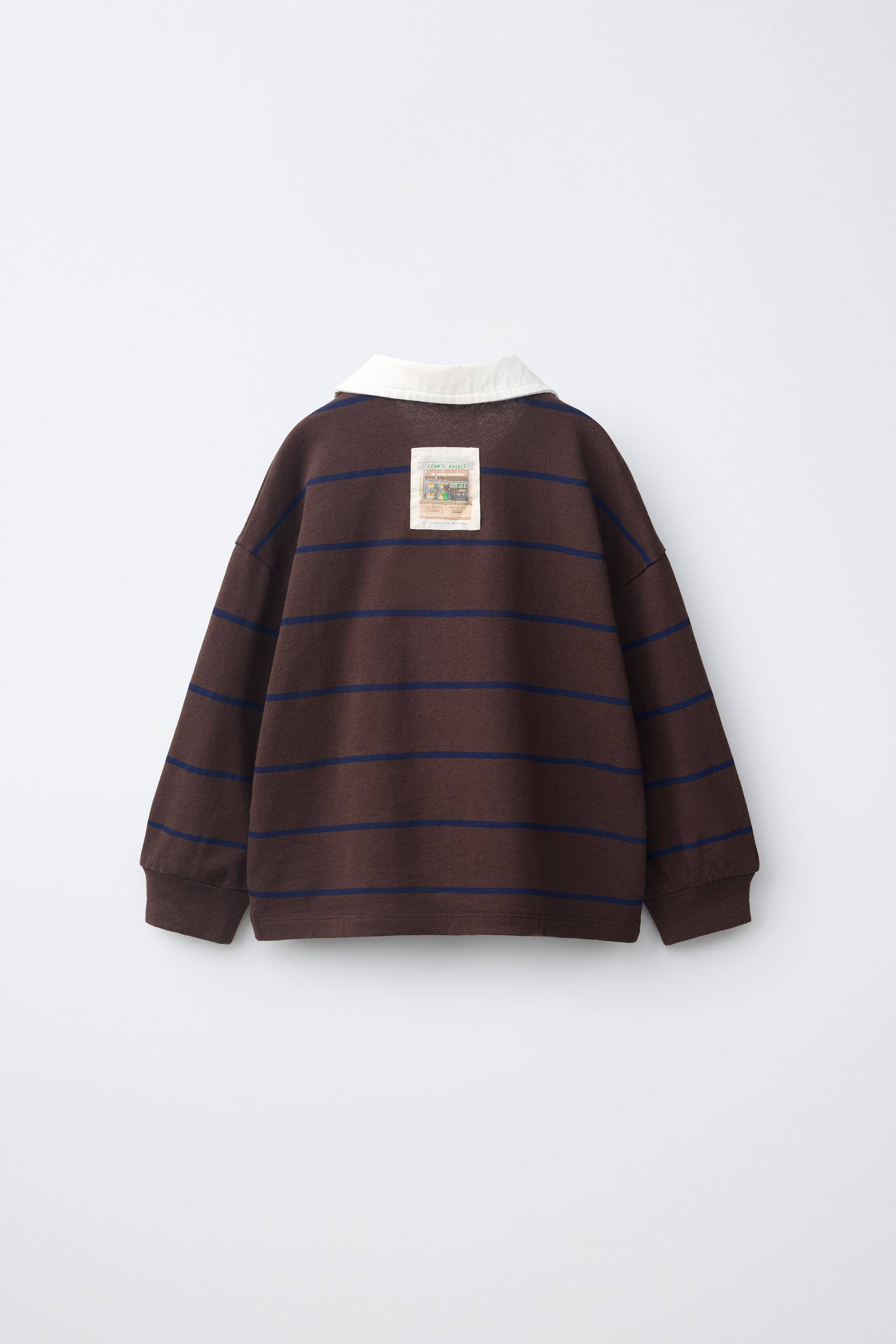 LEON'S BAGELS ® STRIPED POLO SHIRT