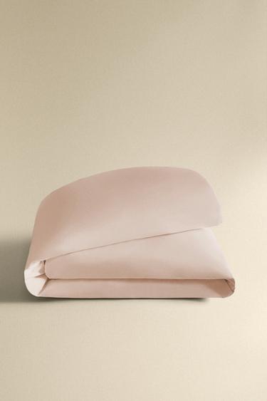 HOUSSE DE COUETTE PERCALE DE COTON (300 FILS) - Rose de Zara - Image 4