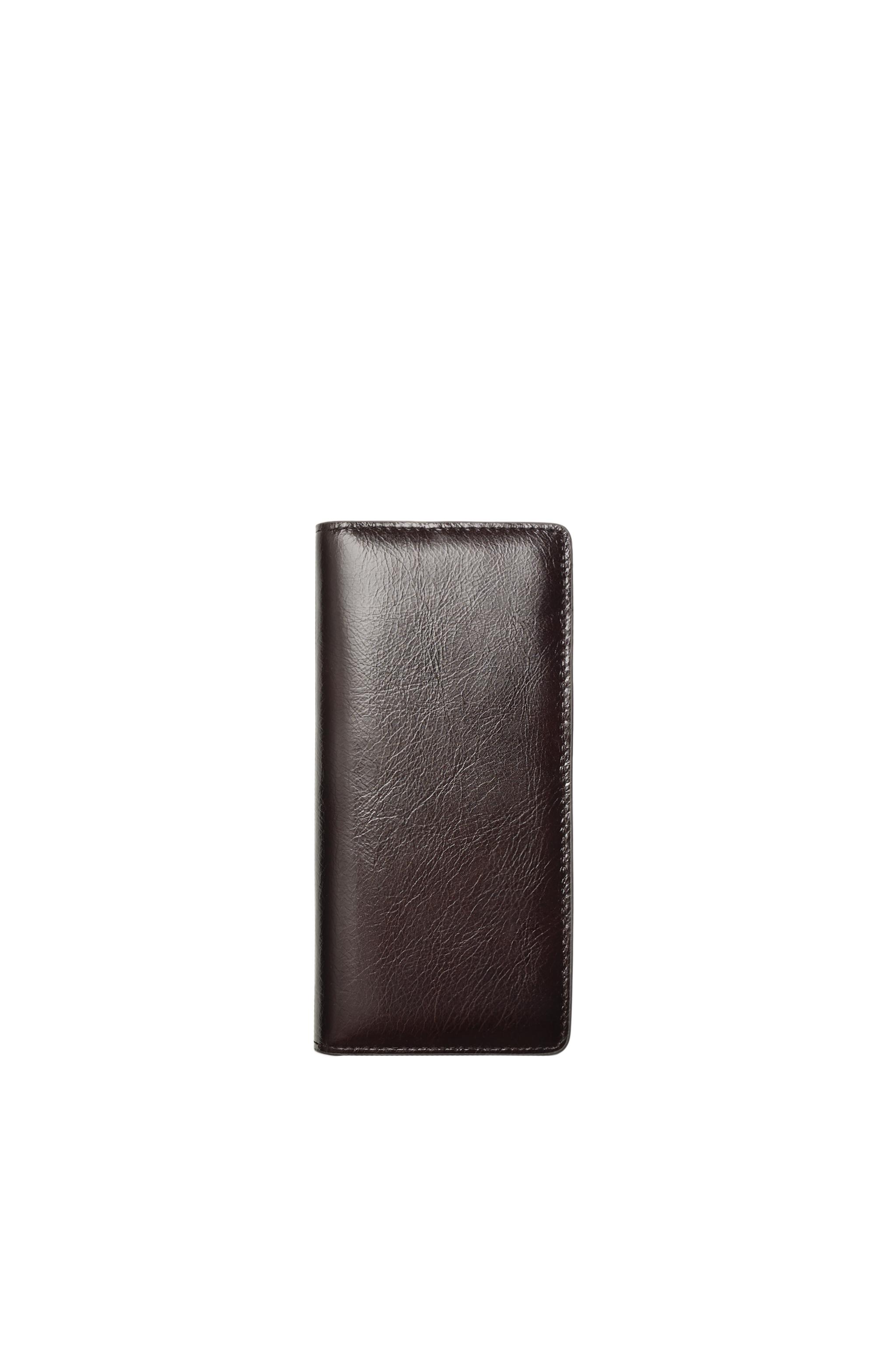 レザー XLウォレット - ブラウン | ZARA Japan / 日本
