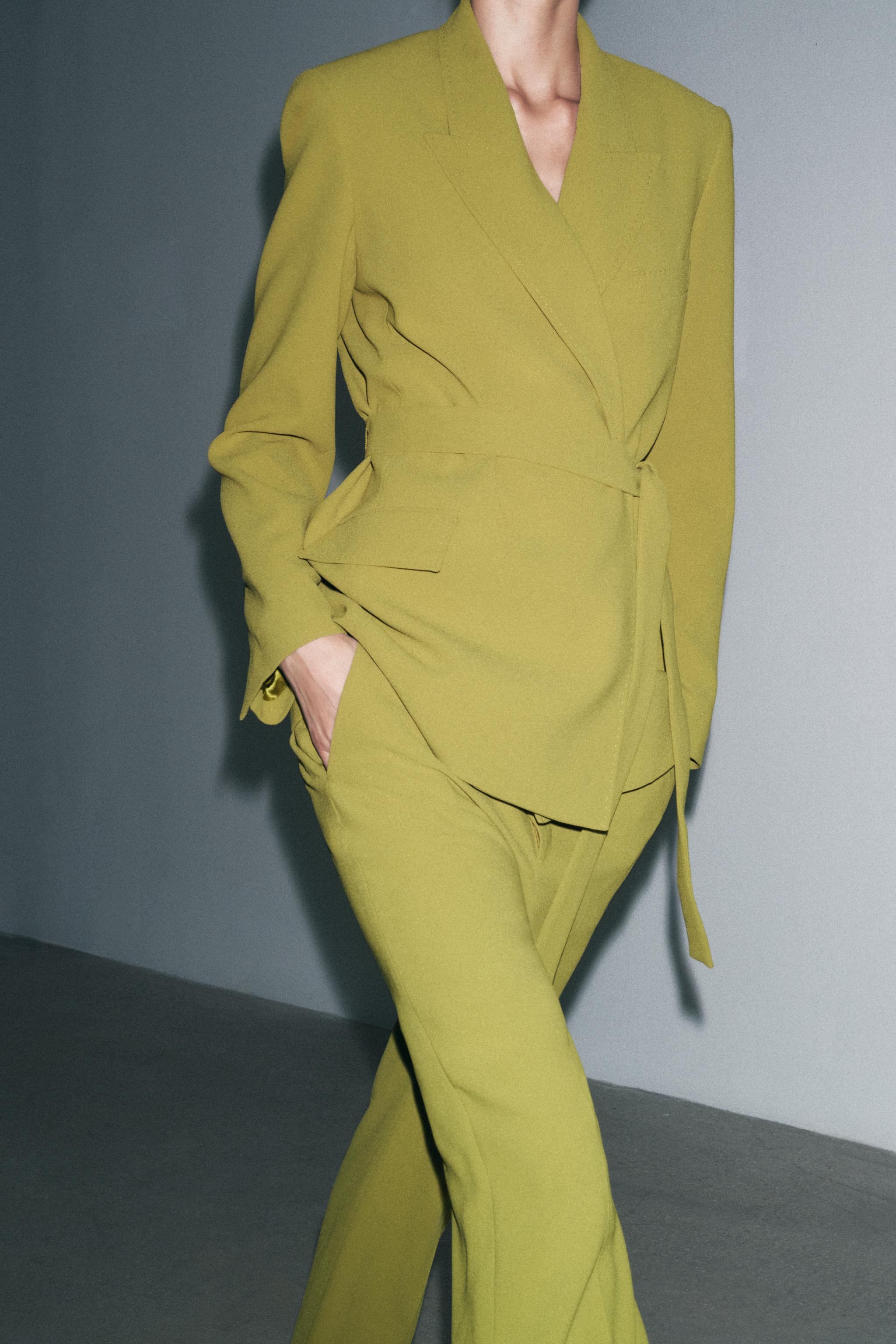 超人気の雑貨店 グリーンブレザー– レディース | ZARA 日本 スーツ・フォーマル・ドレス